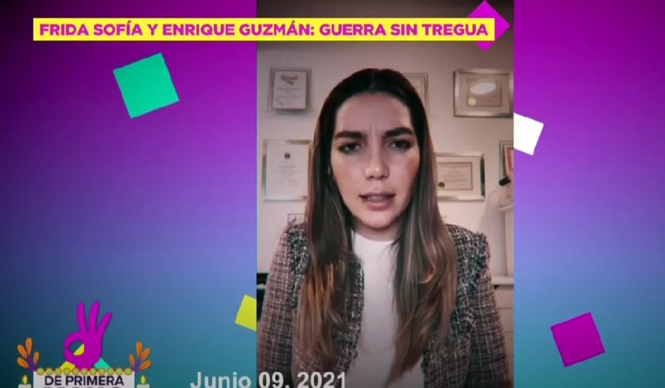 Frida Sofía si inició un proceso legal en contra de su abuelo... y de su propia madre