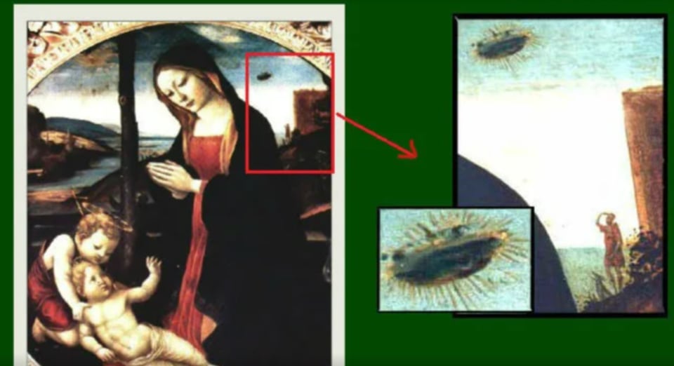 ¿La Virgen de Madonna protege a su hijo de los OVNIS?