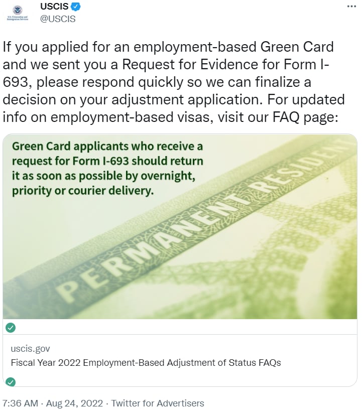 ALERTAN A INMIGRANTES POR LA GREEN CARD