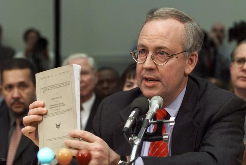 Caused the impeachment of Bill Clinton
