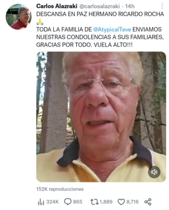 "Les tengo la noticia más triste de mi vida"