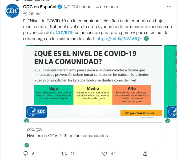 ¿Cuándo fue la última declaración de emergencia?