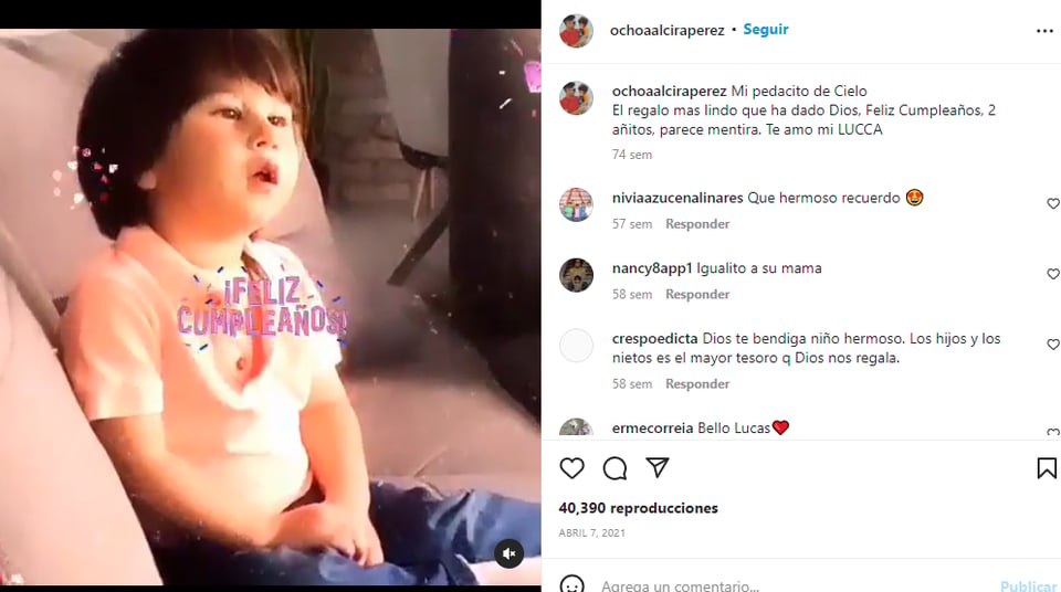 Madre de Chyno Miranda: "Mi más grande amor"