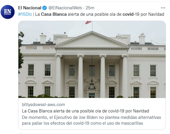 Alerta Casa Blanca Covid: ¿Qué pasará?