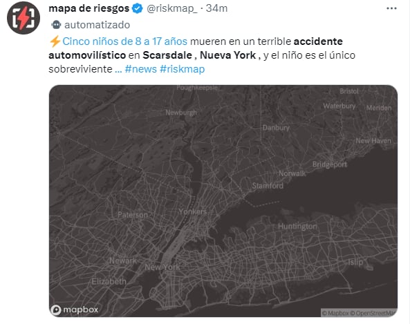 Un horrible accidente