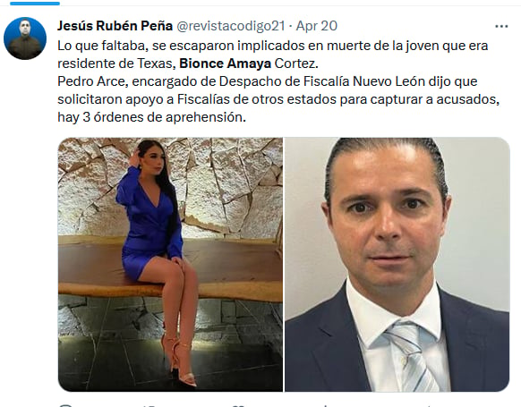 They arrest the murderer Bioncé Cortez: He disappeared on vacation