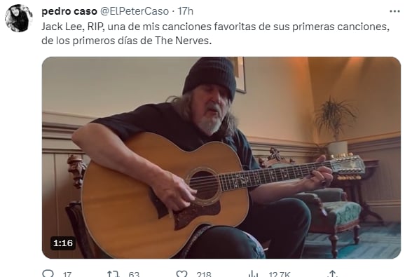 Muere Jack Lee: El éxito con su banda