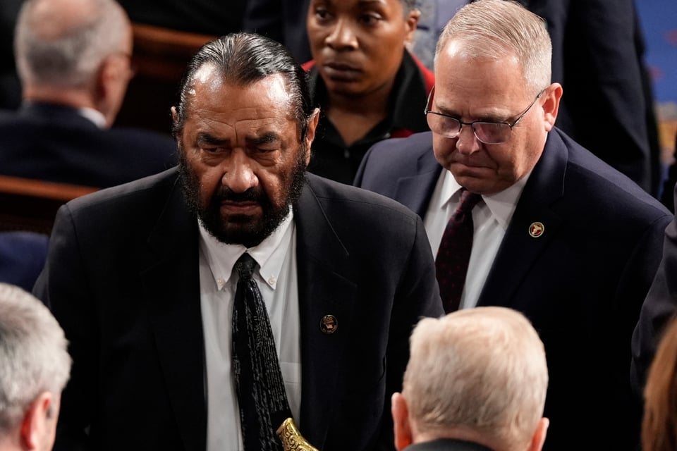 Al Green Expelled from Congress for Interrupting Trump