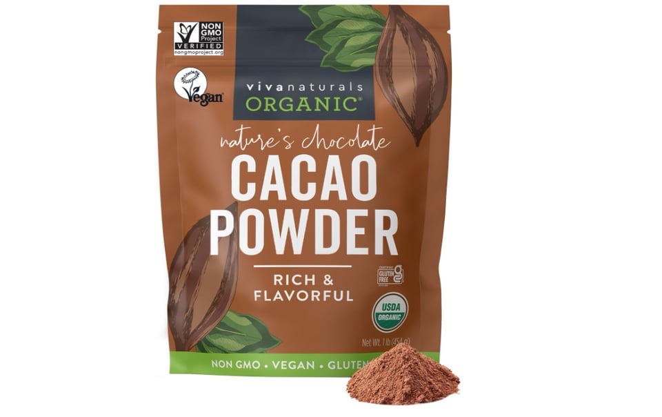 Viva Naturals Cacao en Polvo Orgánico