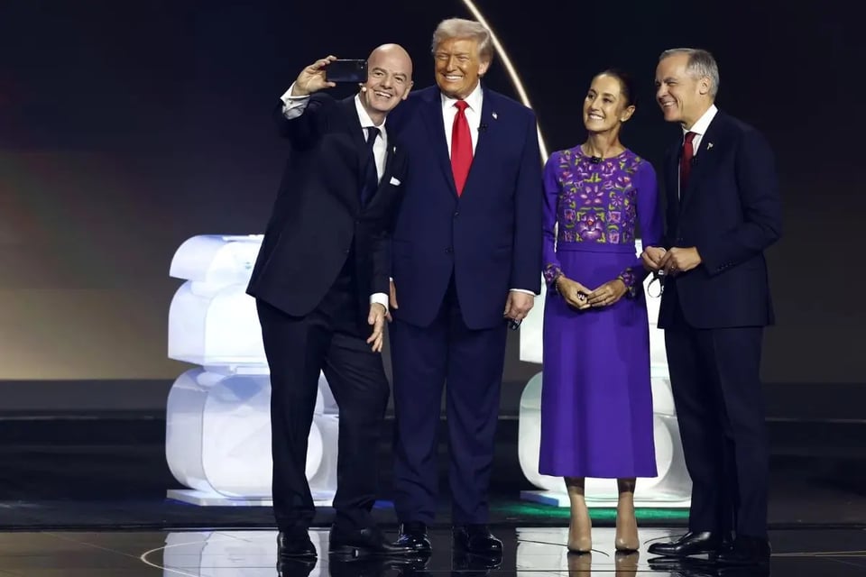 Encuentro de Sheinbaum y Trump en sorteo Copa Mundial 2026 ¡Tensiones al máximo!