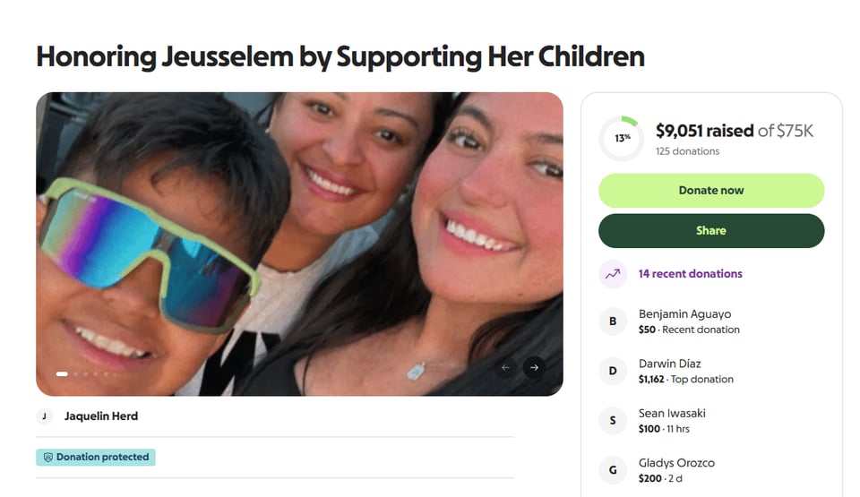 madre, venezolana, jeusselem, hijos, gofundme