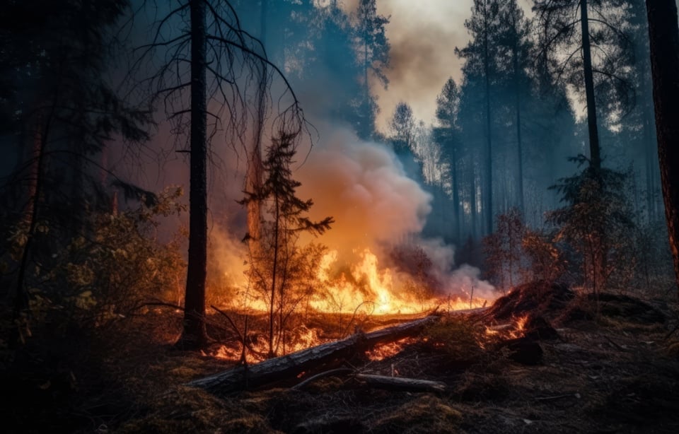 Fuego fuera de control en los Everglades: casi 5,000 acres consumidos cerca de Miami