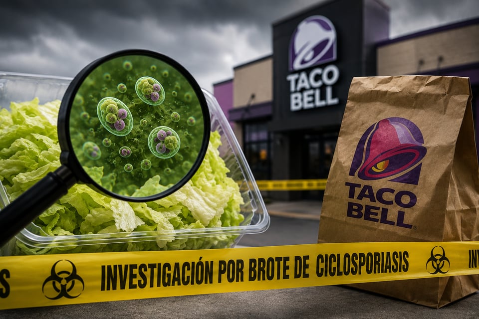 Alerta por ciclosporiasis en EEUU tras retiro en Taco Bell: investigan más de 11,000 posibles casos