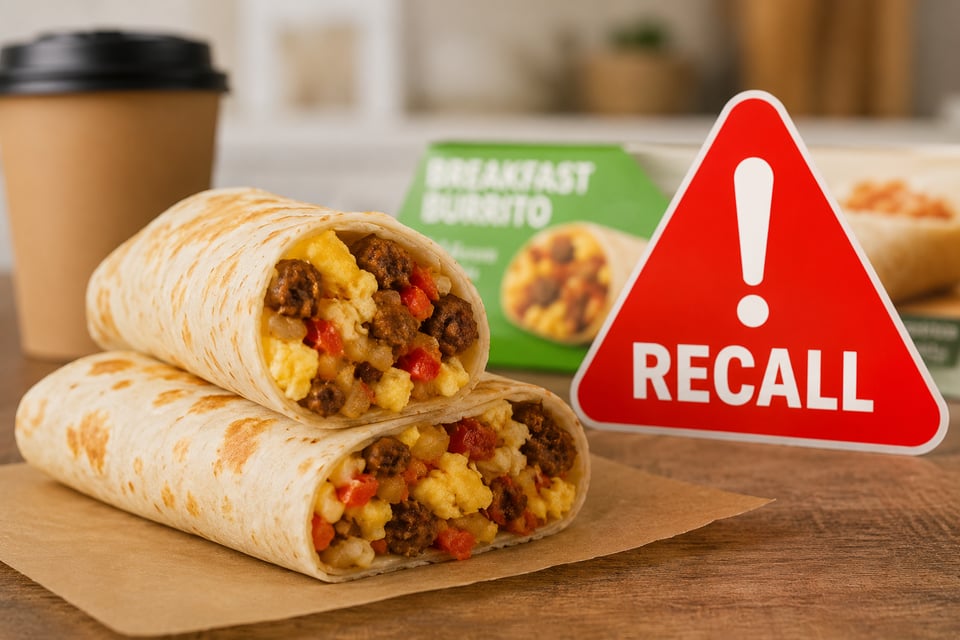 Retiran burritos vegetarianos por riesgo de alergia grave: detectan soya no declarada y salchicha en el producto