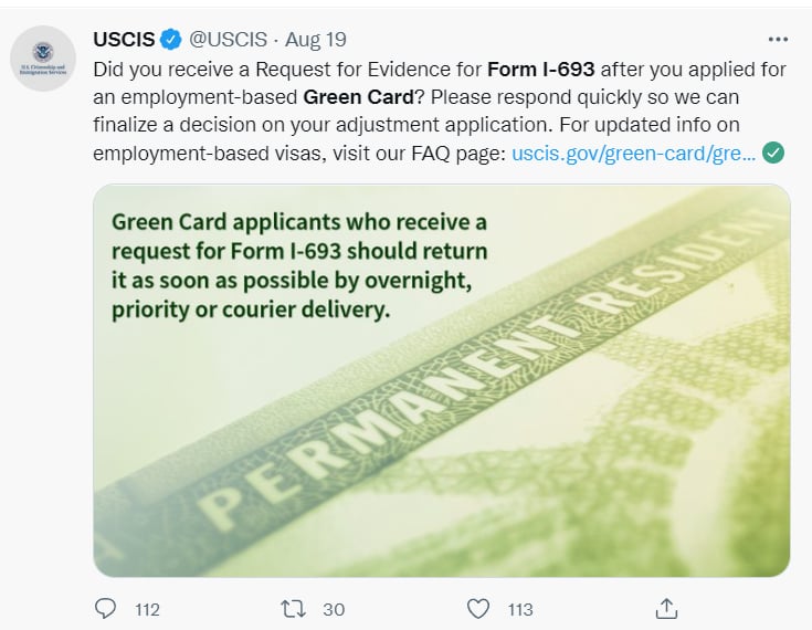 USCIS alerta Green Card: ¿Qué papeleo deberá complementar?