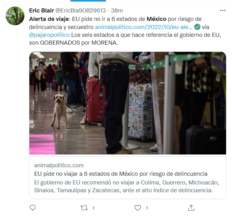 ¿Reconsiderar el viaje?