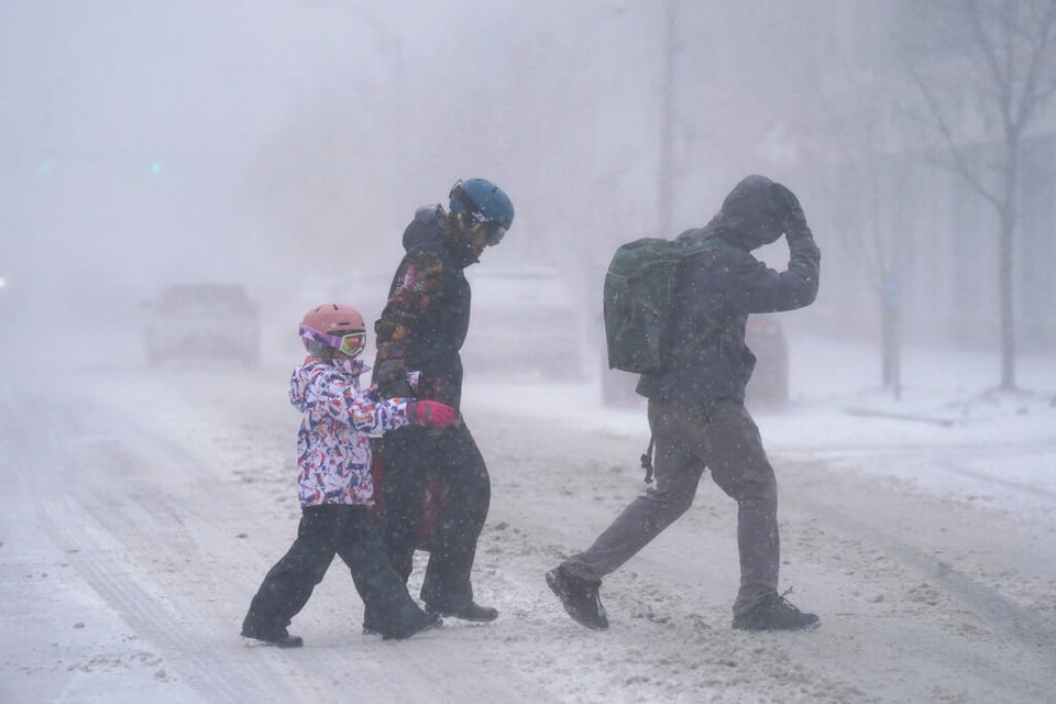 La nación estadounidense también pasa por una extrema ola de frío