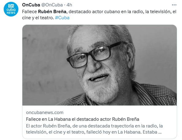 Muere actor Rubén Breña