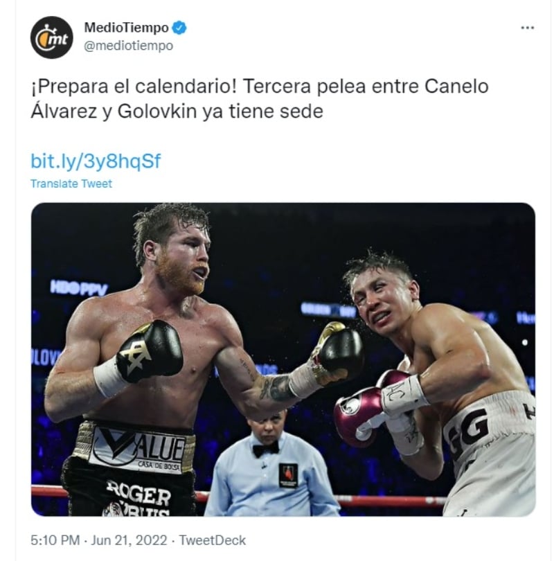 El tercer enfrentamiento