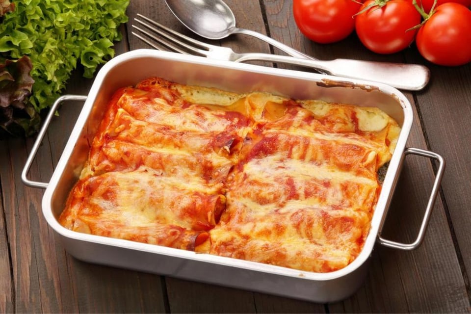 Canelones, canelones de carne, receta, preparación, mundoNow
