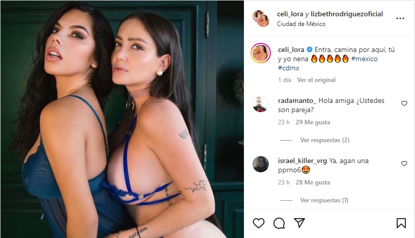 Lizbeth Rodríguez y Celia Lora hacen colaboración para Onlyfans