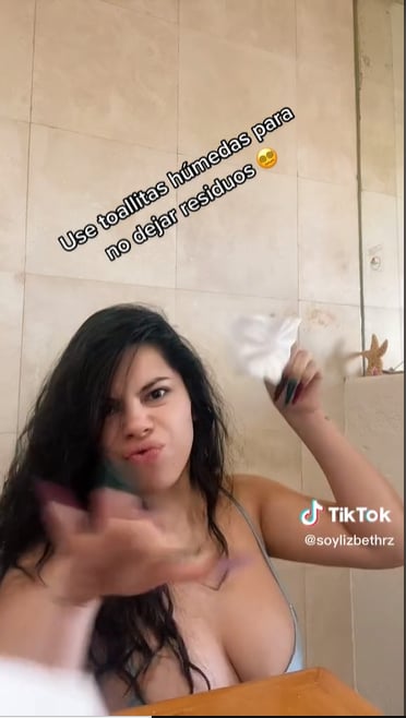 La conductora dio sus mejores tips: "Usé toallitas húmedas para no dejar residuos"