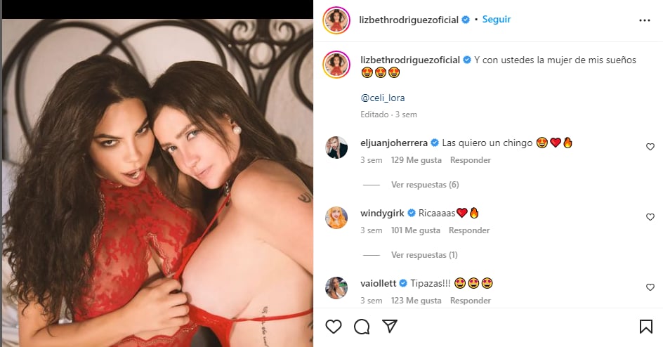 Lizbeth Rodríguez: “Y con ustedes la mujer de mis sueños”