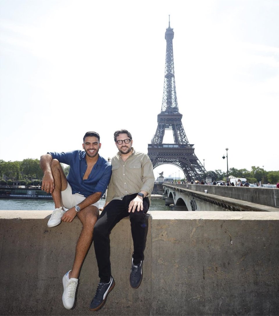 Carlos Quintanilla, Carlos Adyan, Couple, destination wedding, Vacations, Eiffel Tower, MundoNow