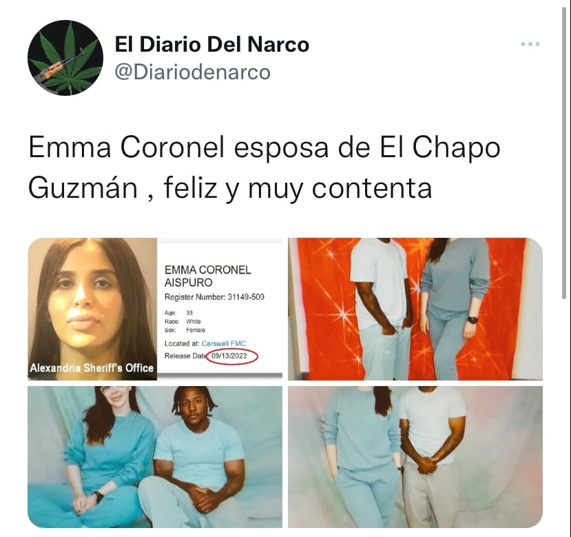 ¿Cuándo es la liberación de Emma Coronel?