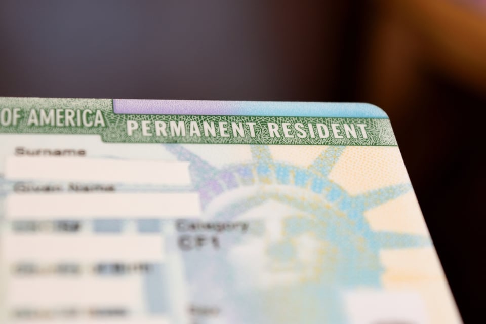 Multa por no portar la Green Card