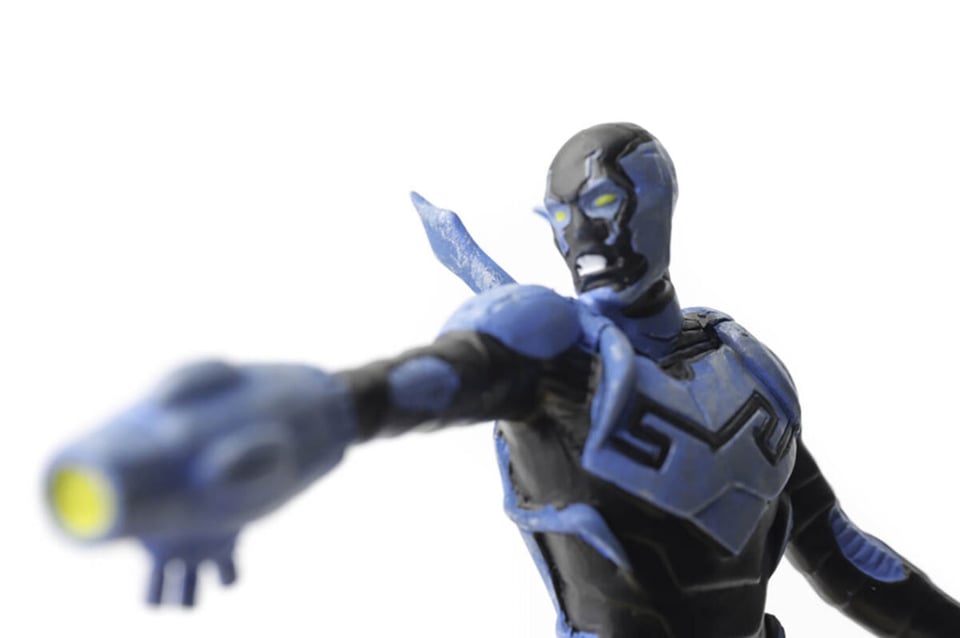 Jaime Reyes, el escarabajo azul, figurilla, cómic, MundoNOW