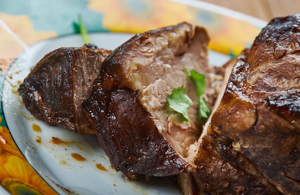 Cubana, Cerdo, Paletilla, Tradicional, Navidad, Jamón