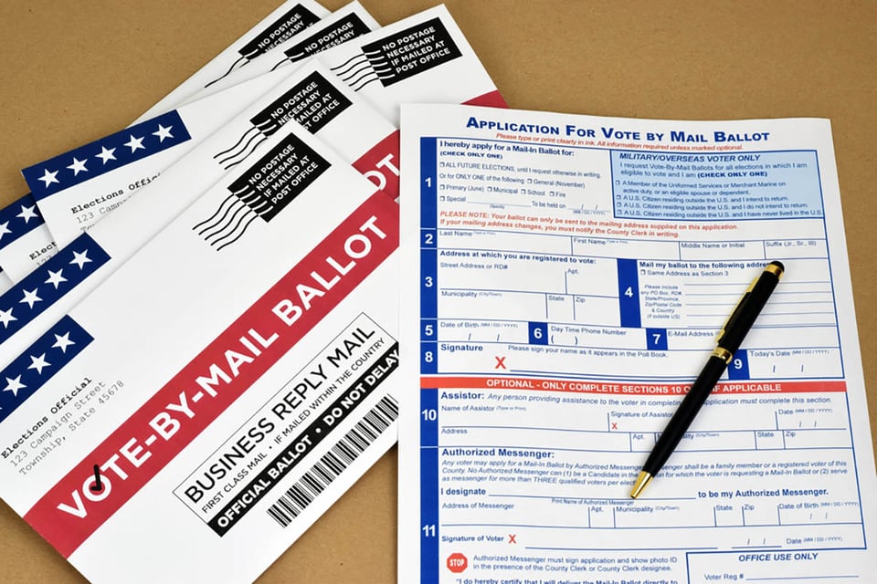 boleta de voto ausente, formulario, correo, votante, MundoNOW