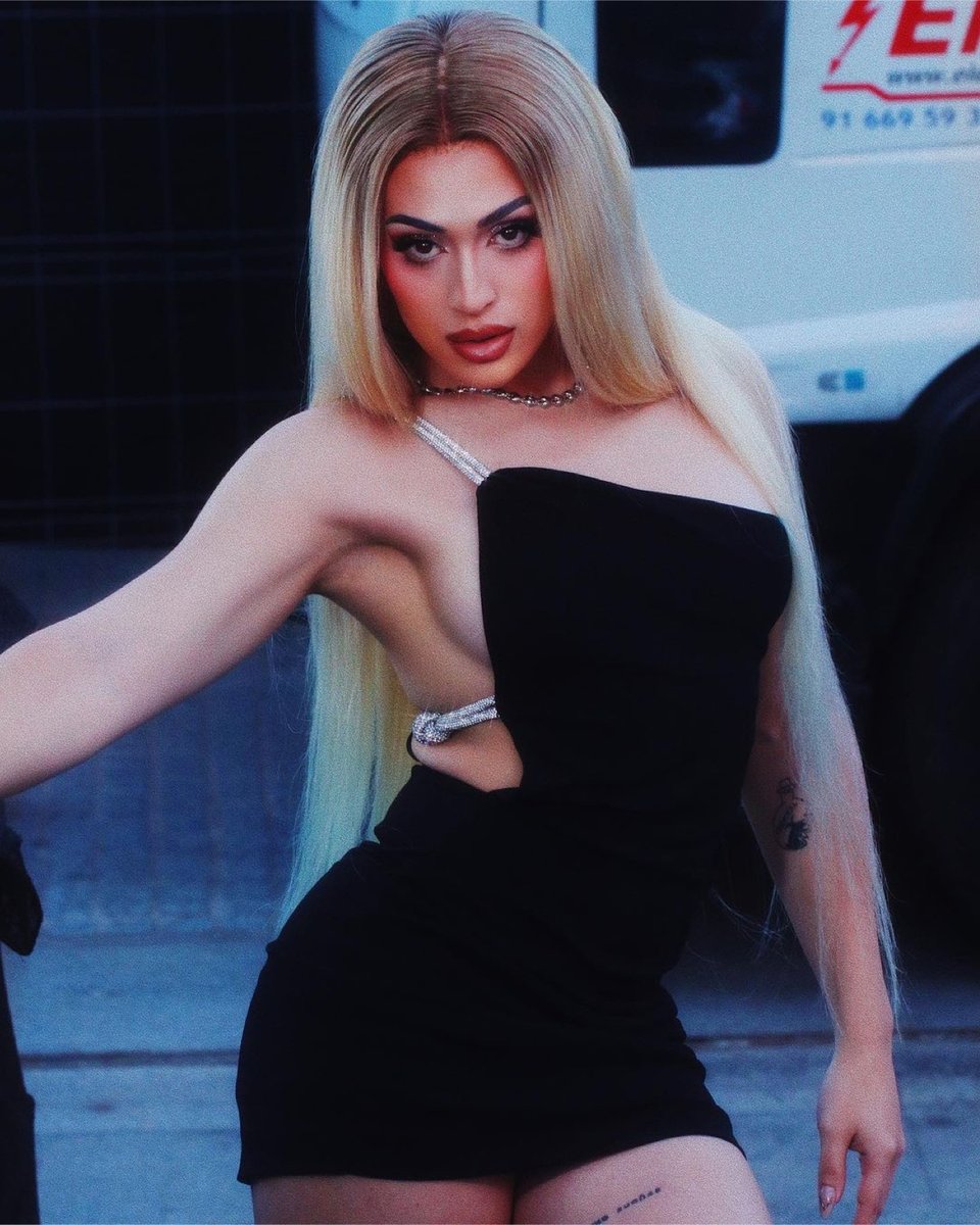 LGBTQIA+ community, awareness, music, black dress, blond hair