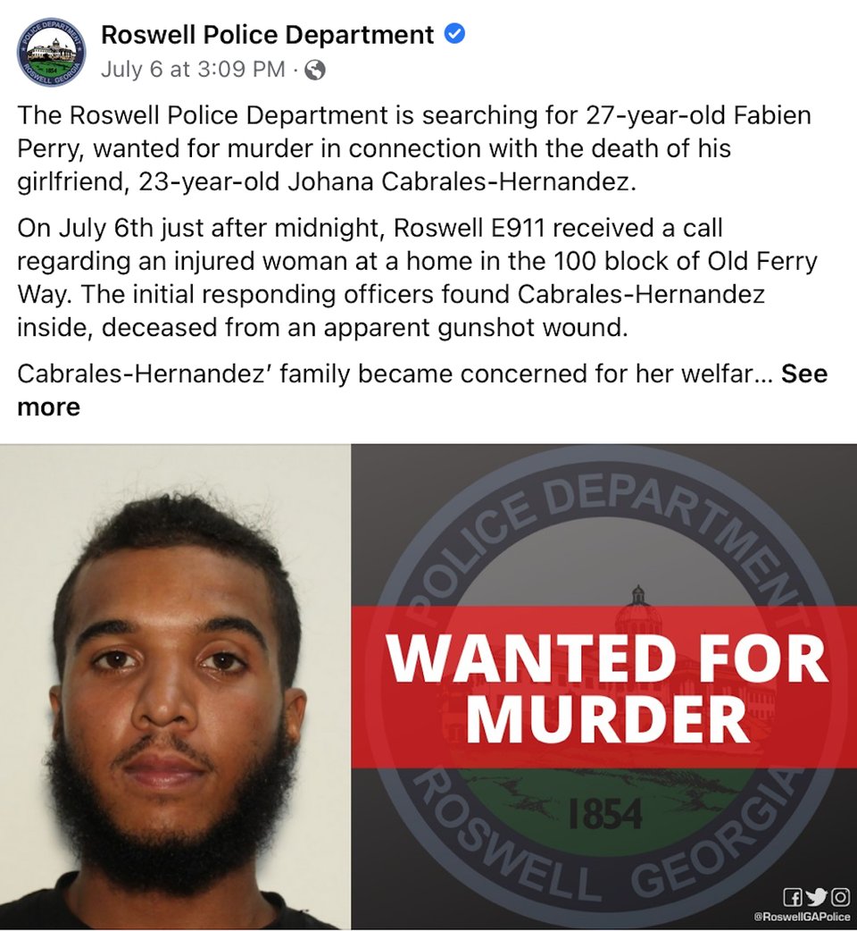Where is the fugitive Fabien Perry hiding?