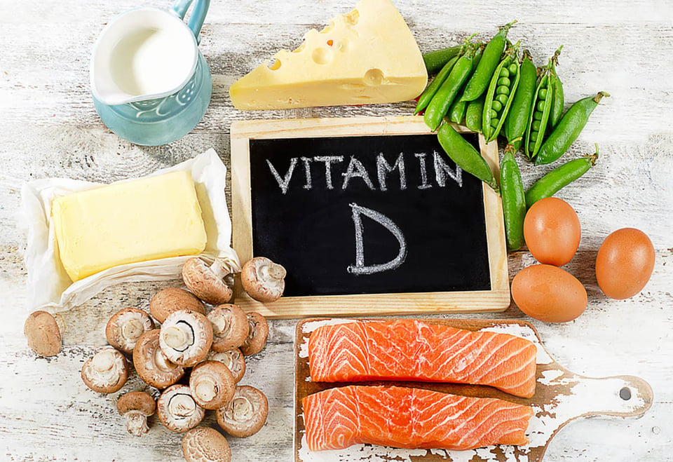 Vitamin D, Food, fish, eggs, nutrition