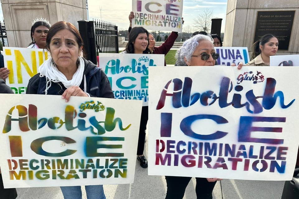 Protesters gather in Georgia over anti-immigrant bill