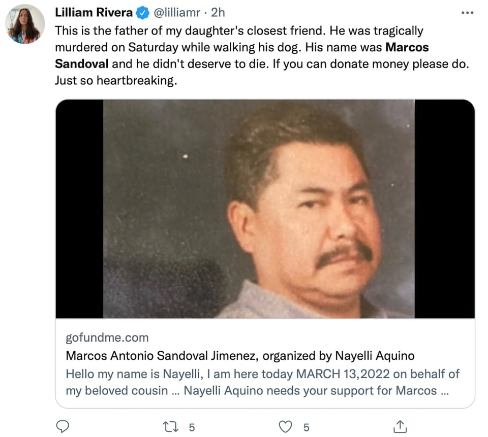 Marcos Sandoval was a beloved and respected neighbor