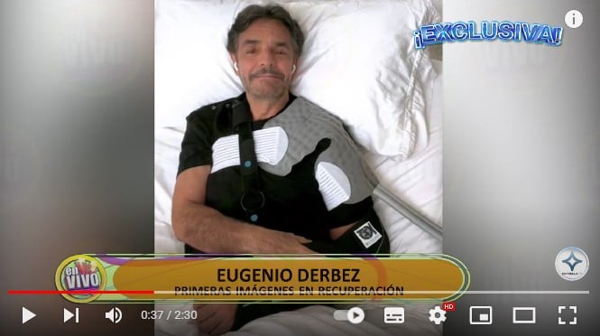 Recuperación de Eugenio Derbez