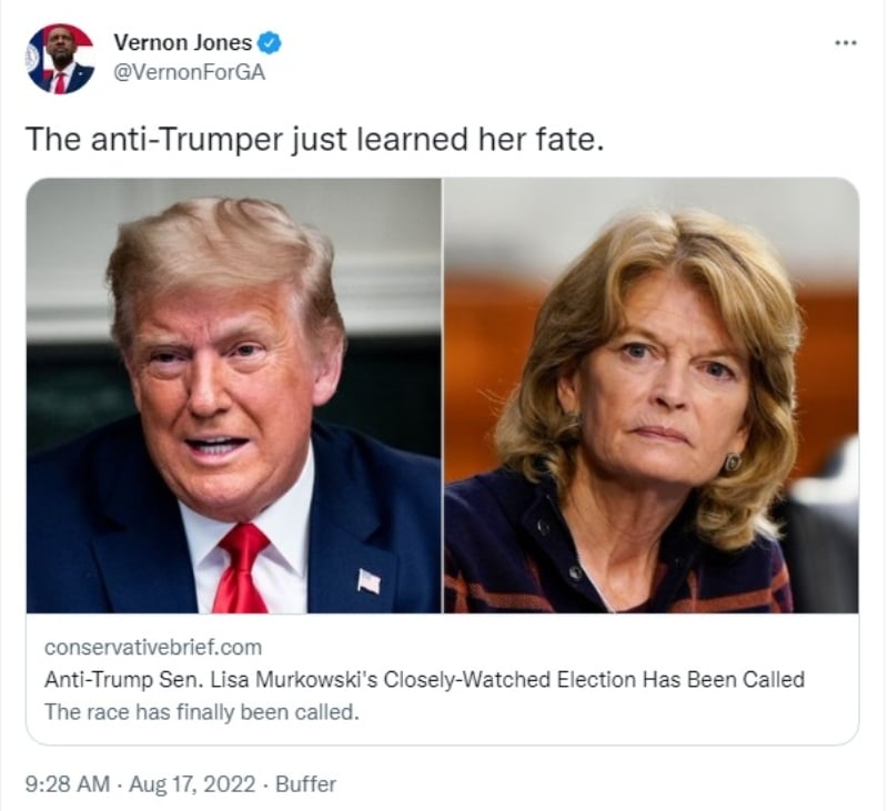 Lisa Murkowski primarias Alaska: ¿Duro golpe a Trump?
