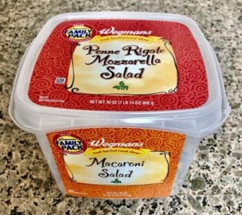 Emiten recall de ensalada con pasta por ingredientes no declarados