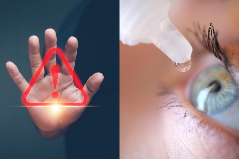 Emiten recall urgente de gotas para los ojos por condiciones insalubres