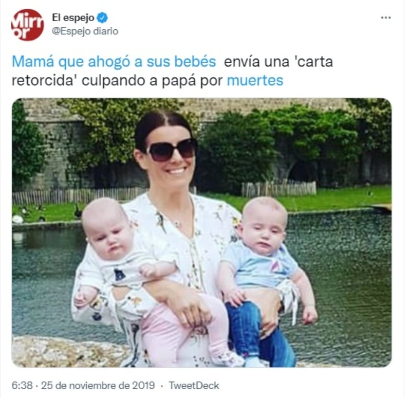 English weeper kills her children