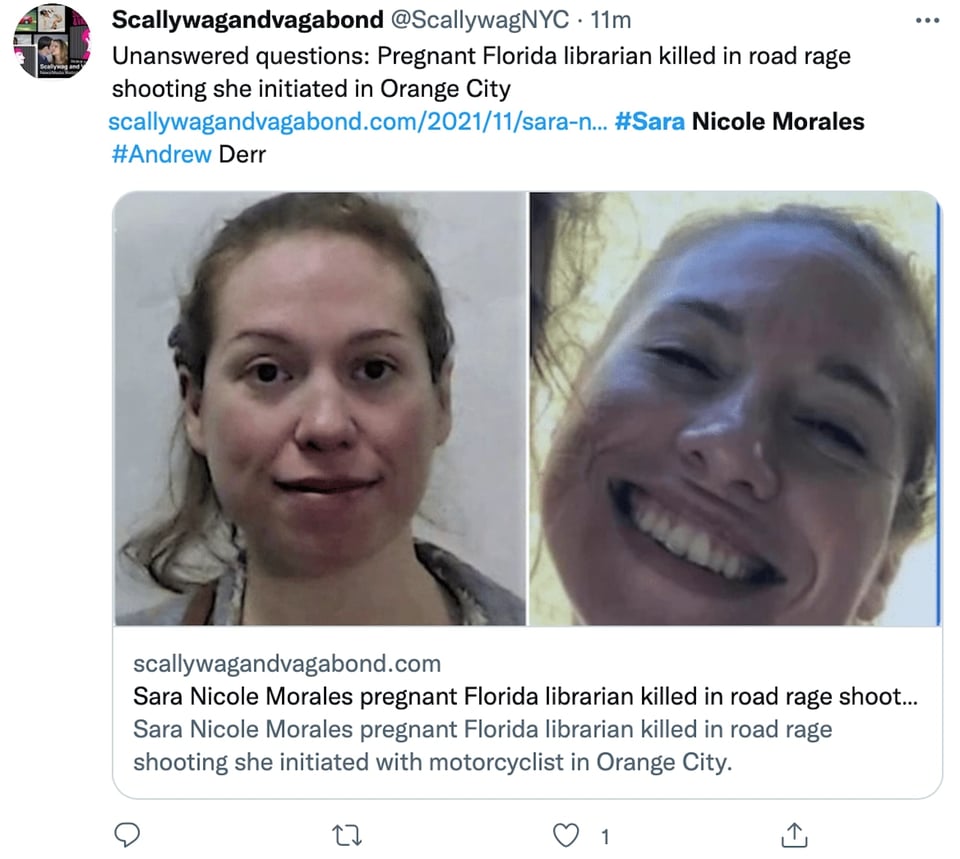 The persecution to arrest Sara Nicole Morales