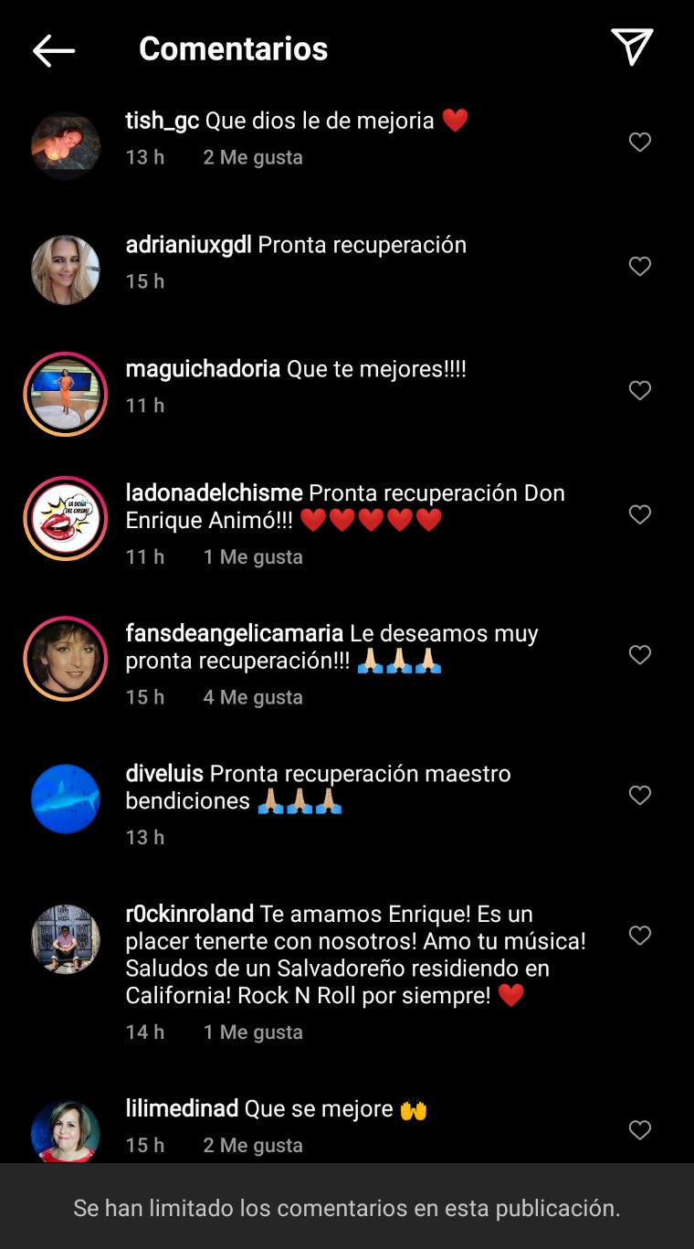 Sus fieles seguidores lo llenaron con mensajes de apoyo