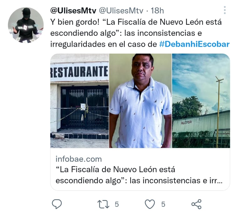 Detalles caso Debanhi Escobar