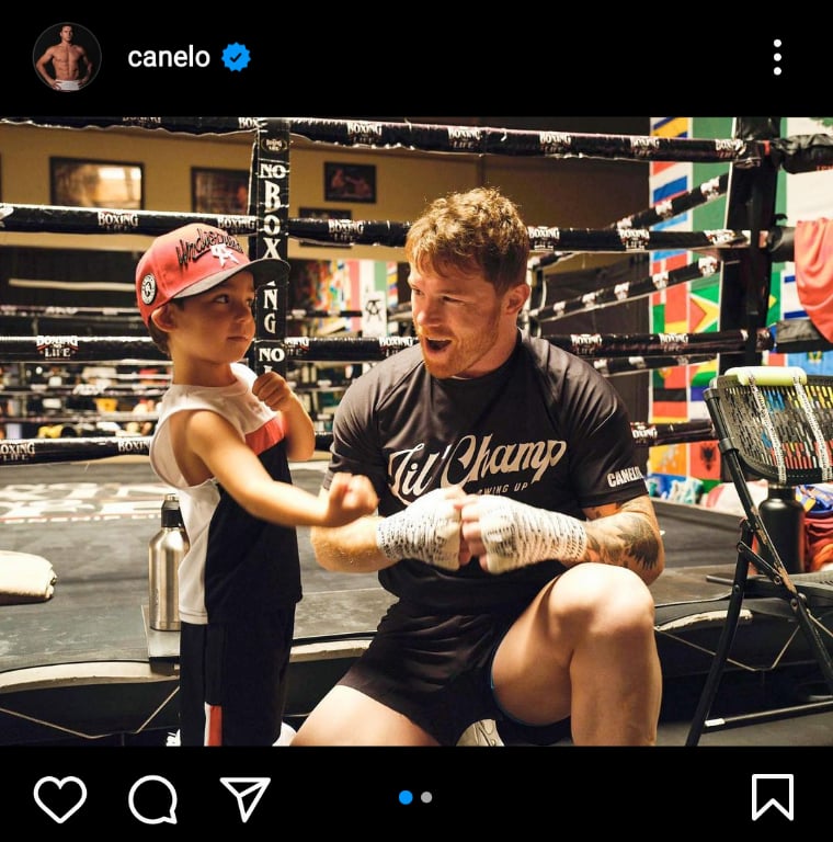 ¿Quién es el hijo del Canelo?