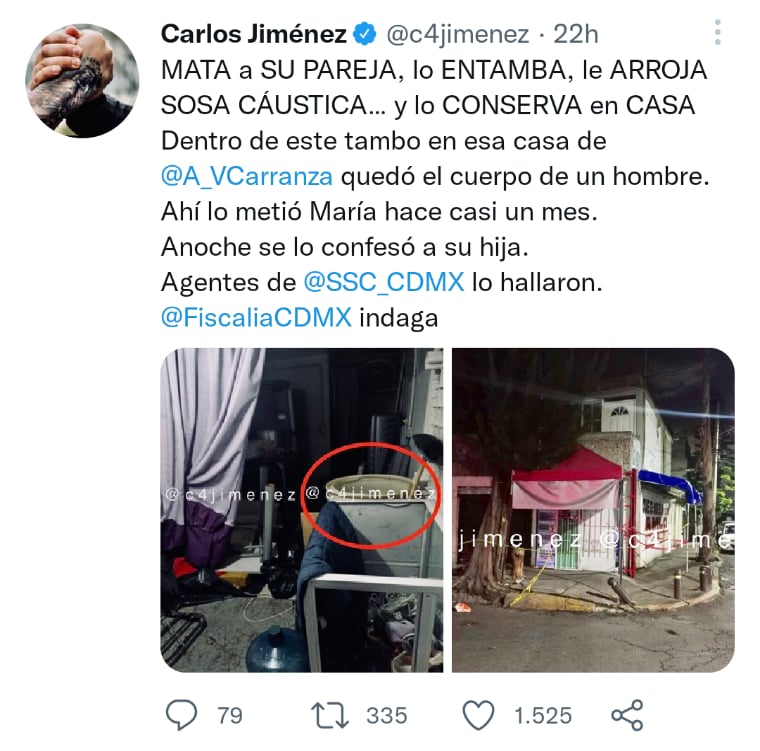 Mujer asesina a pareja