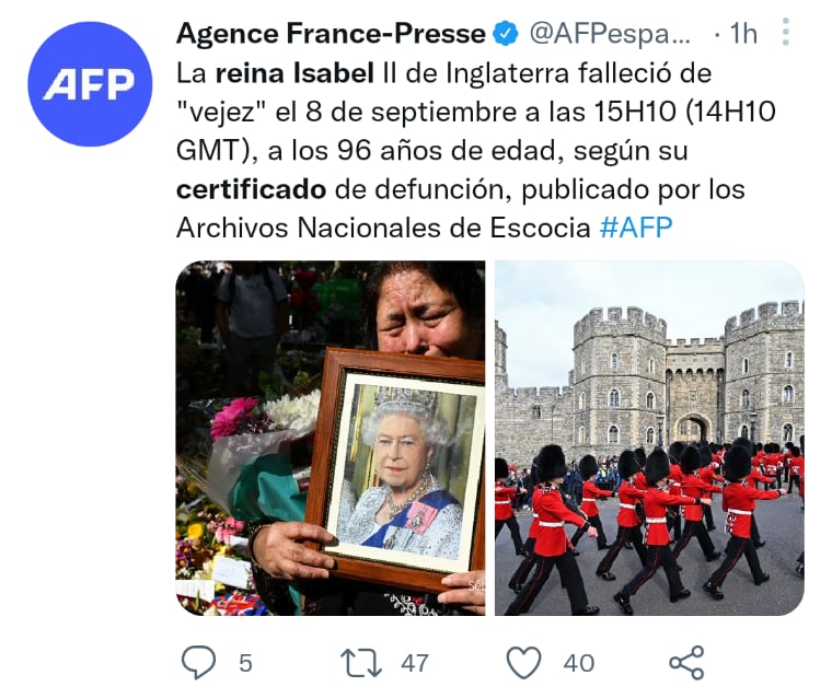 Aseguran que murió rodeada de sus familiares al momento de empeorar su salud