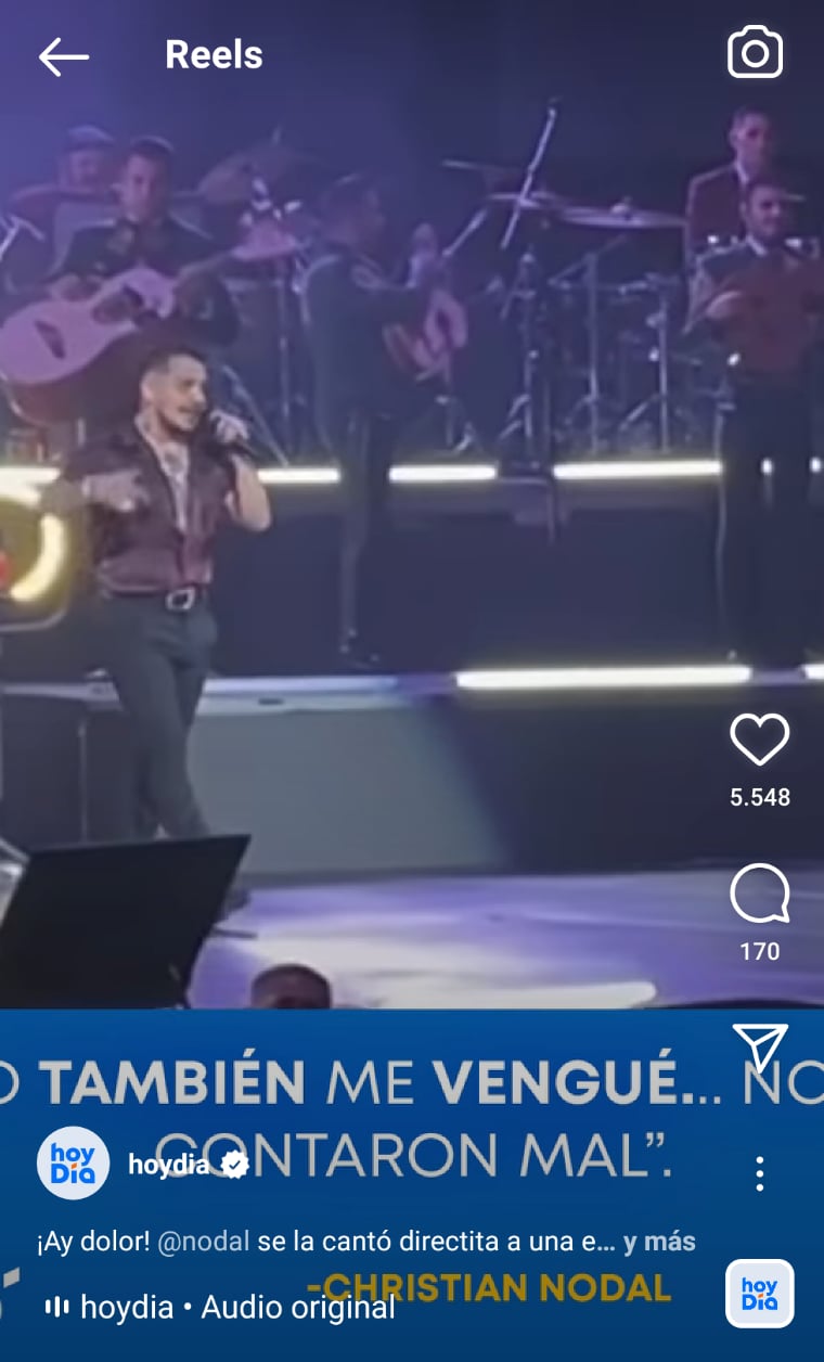 Nodal manda indirecta Belinda